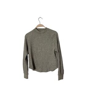 Madewell Gray Long Sleeve Top